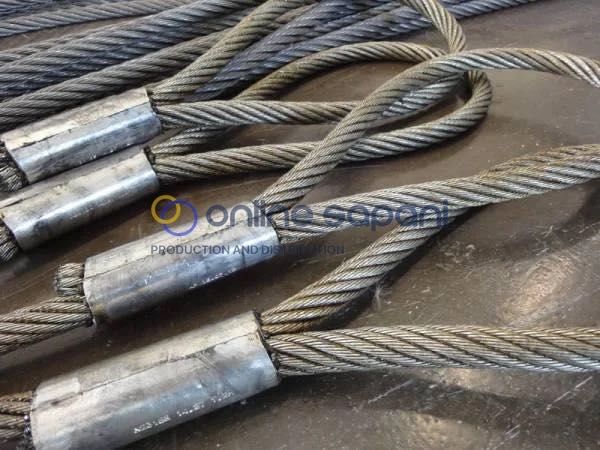 Стоманени сапани (въжени сапани с уши) от ф 5мм до ф 52мм с уши