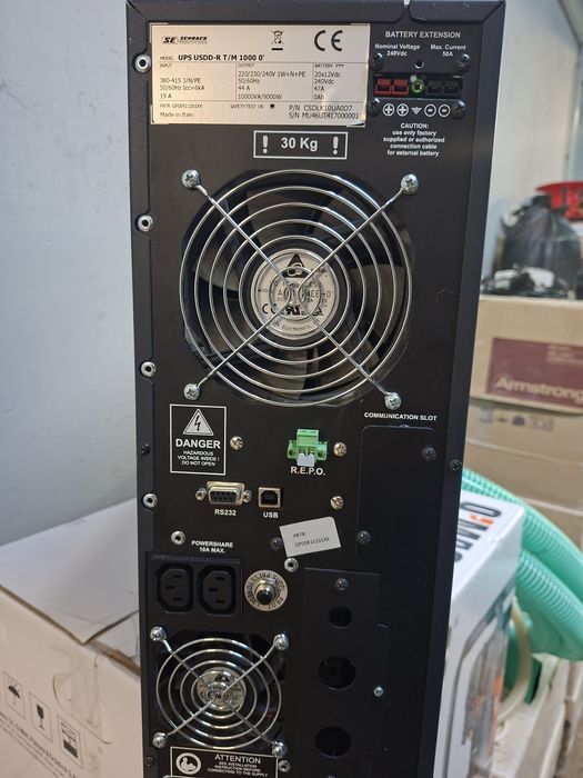 Ups Industrial Schrack 10KvA+Batery Box  Perfect functional
