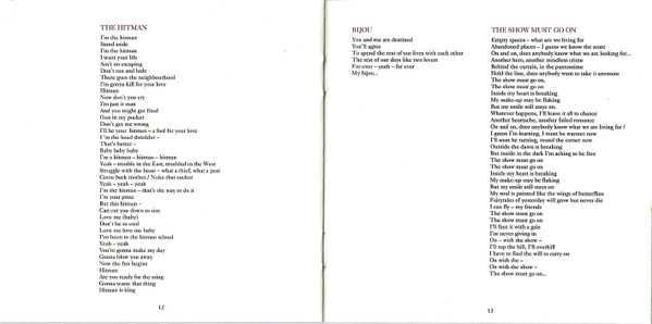 CD Queen - Innuendo - Limited Edition w 1991 Calendar