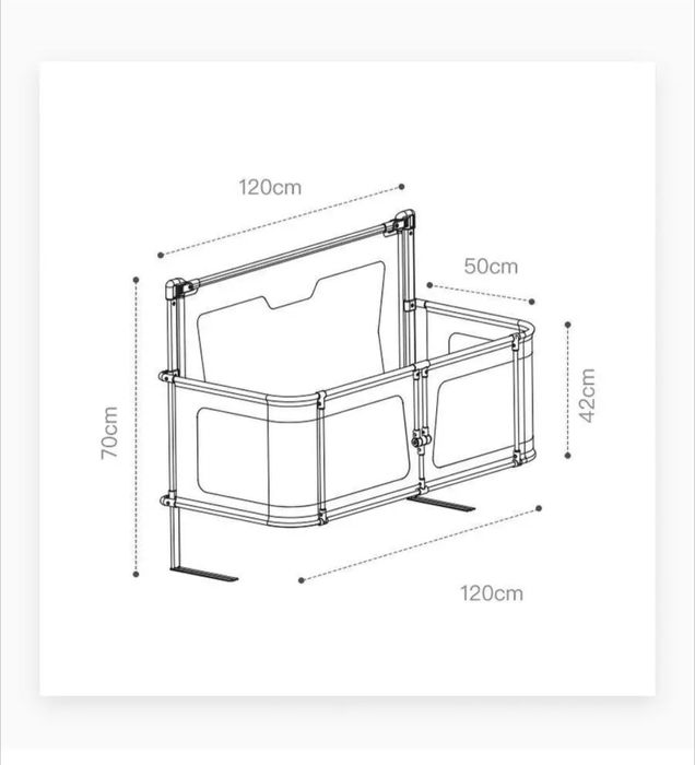 Прикроватная люлька , манеж от рождения до  3х лет