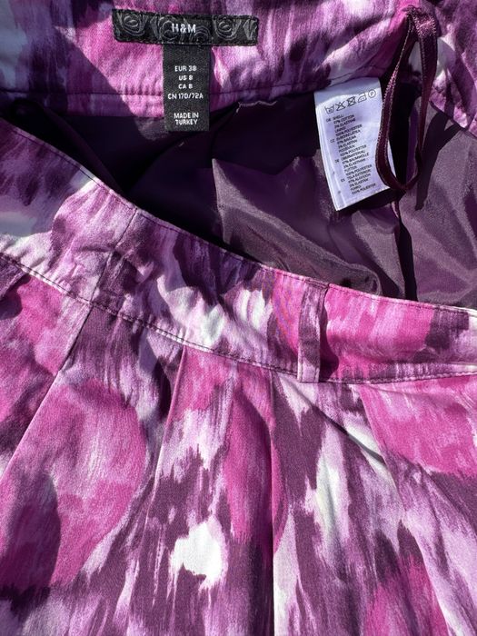 Fusta din bumbac cu pliuri