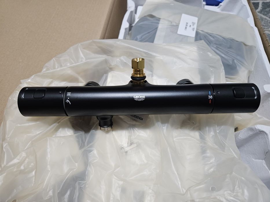 Grohe vitalio start shower system 250 MM,Nou cu baterie termostatată (Negru)