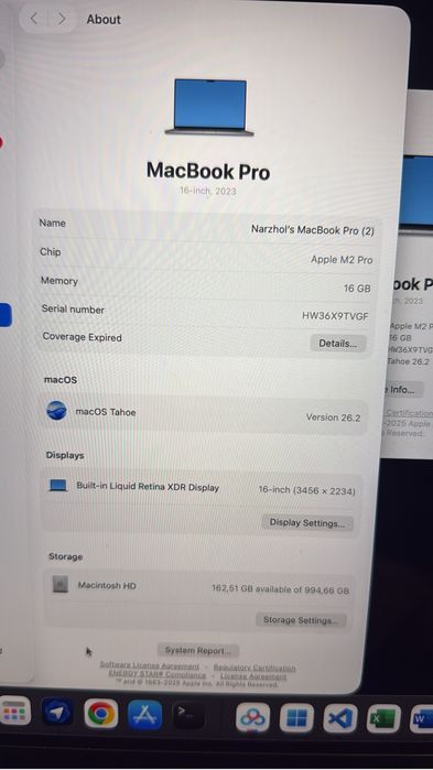 Macbook pro сатылады