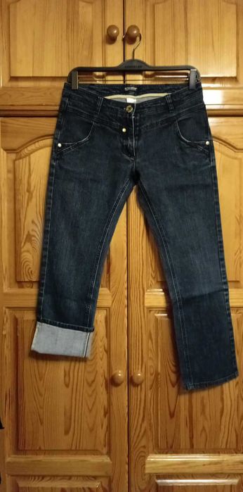 Дамски дънки, индигово сини, 7/8, Active Wear