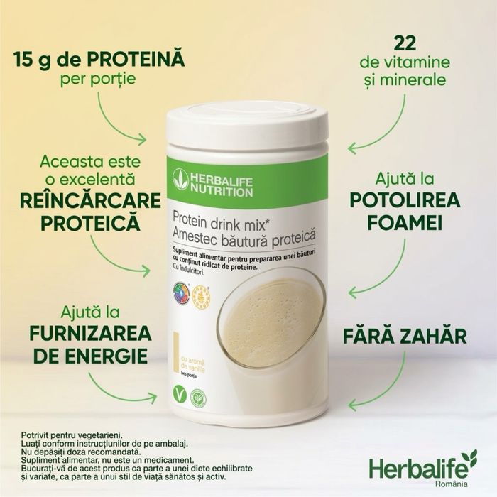 Protein drink mix vanilie Herbalife