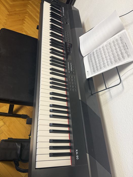Pian digital kurzweil ka-90+ scaun + stativ+ pedală