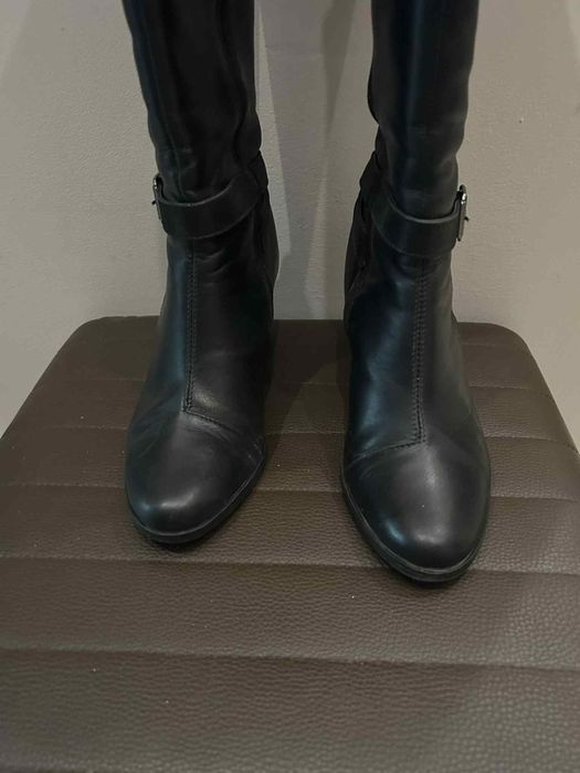 Ботуши естествена кожа Черни