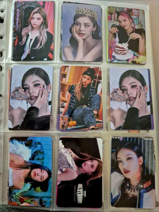 24 картички Enhypen itzy TxT blackpink Stray kids ateez