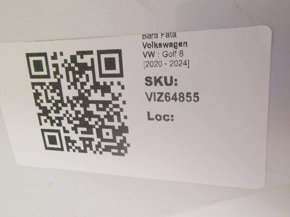 Bara Fata Volkswagen VW  Golf 8 2020 2021 2022 2023 2024 GTI, R-Line O