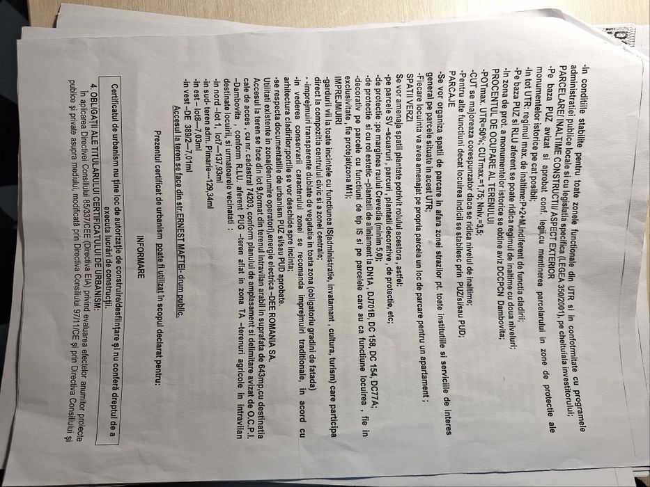 Vand teren intravilan