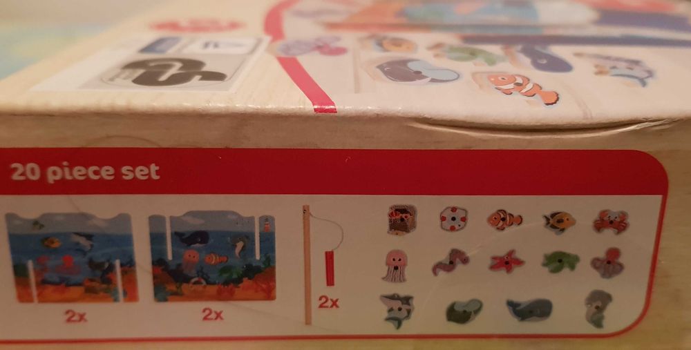 Joc de pescuit din lemn, Fishing game