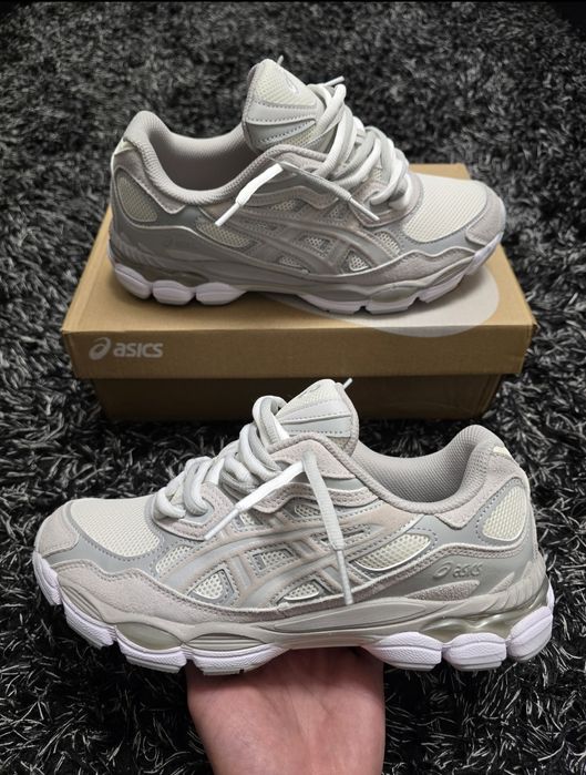 Asics Gel-NYC Cloud Grey Double Laces