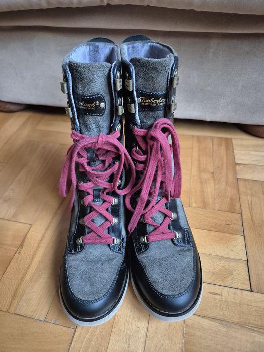 Ghete premium Timberland Brattle Tall, Piele căprioară - 36 (23 cm)