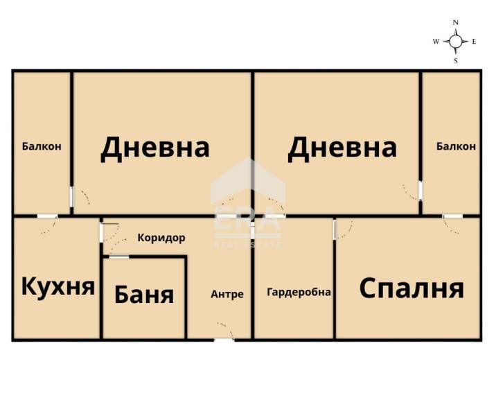 Продава се Четиристаен апартамент в Перник, Изток - 91 кв.м за 589 €/кв.м - Снимка #1