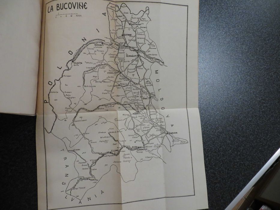 Basarabia si Bucovina / La Bessarabie et la Bucovine I.Nistor 1937