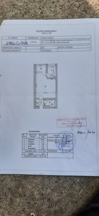 Vand garsoniera sector 4