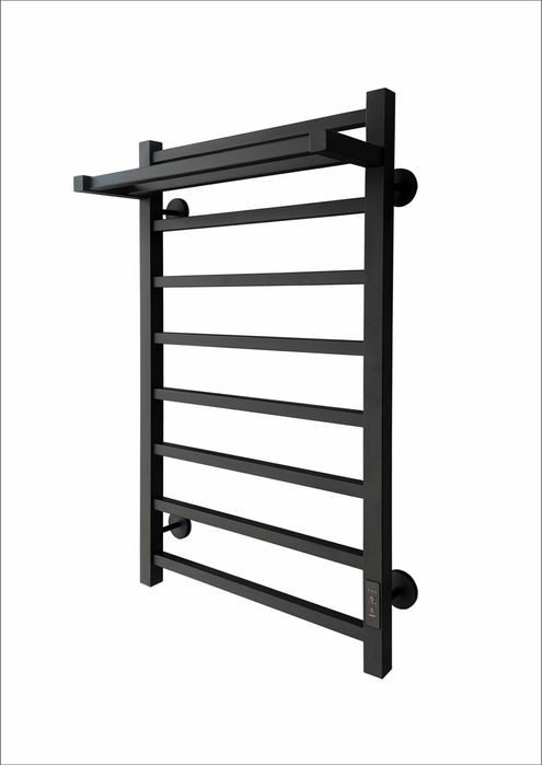 С квадратной полочкой Электрический полотенцесушитель