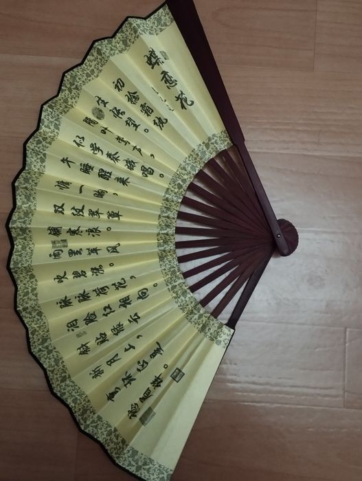 Подсвечник синий, тройной,веера