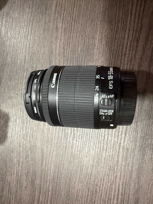 Canon EOS 70D + 3 обектива + светкавица Speedlite 270EX II