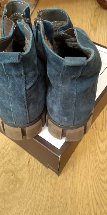 Дамски боти в синьо