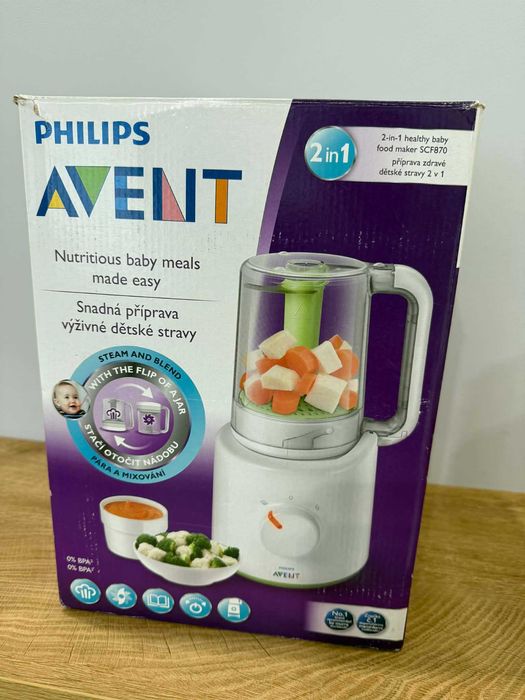 PHILIPS AVENT Комбиниран уред за готвене на пара с блендер