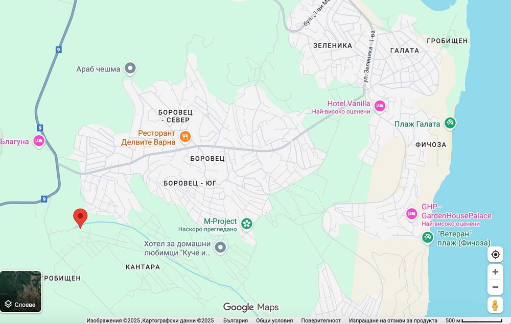 Продава се Парцел в Варна, м-т Боровец - юг - 369 кв.м за 33 €/кв.м - Снимка #6