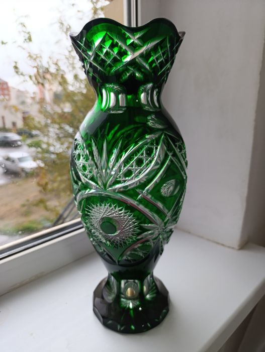 Ваза хрустальная