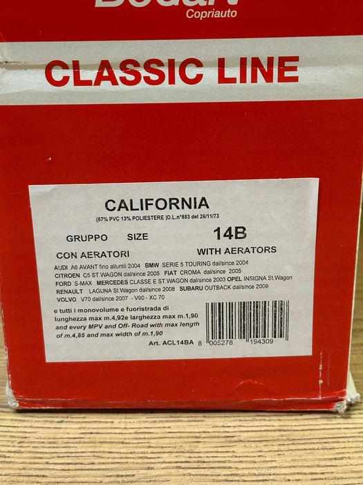 Prelată Auto Station Wagon