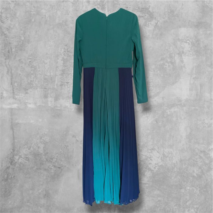 Длинное шифоновое платье