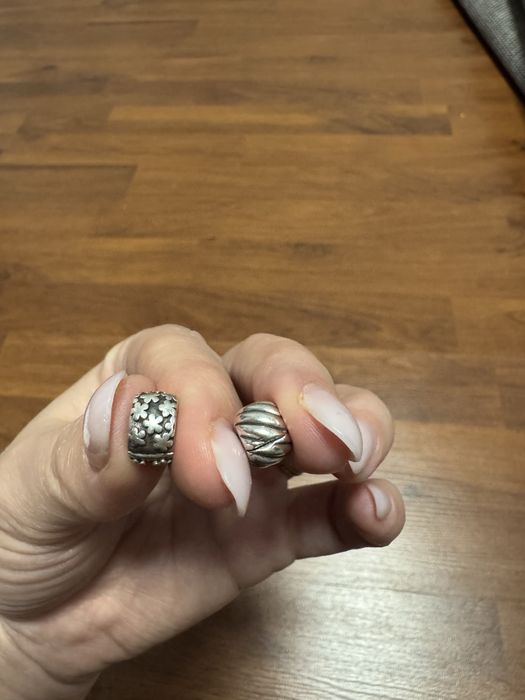 Bratara originala Pandora 21 cm cu 12 charmuri + lant de siguranta