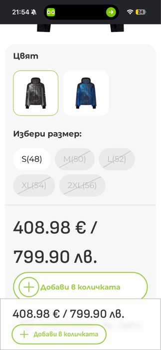 Зимно ски яке диел