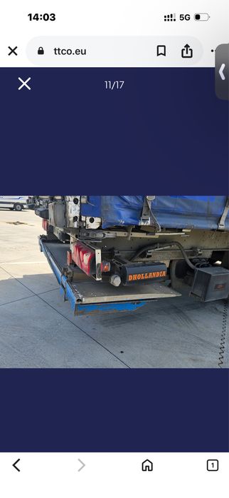 Lift hidraulic dhollandia 2 tone pentru semiremorca schmitz