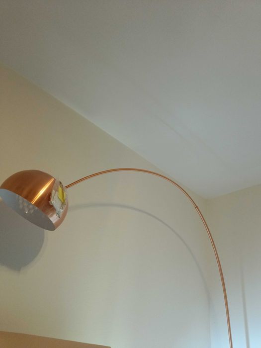 Lampa de podea, metal, aramiu NOU