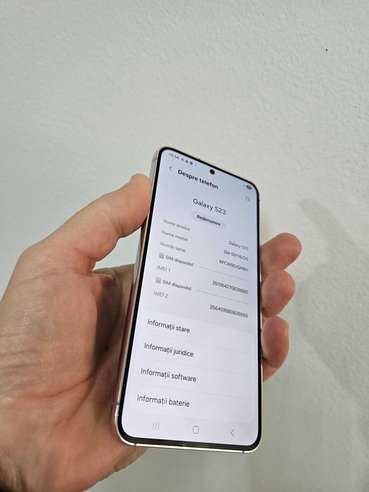 Samsung Galaxy S23, 128 gb, impecabil, Garantie.