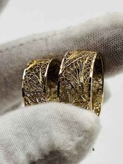 Филигран хълки 14к шедьоври мъжка и женска