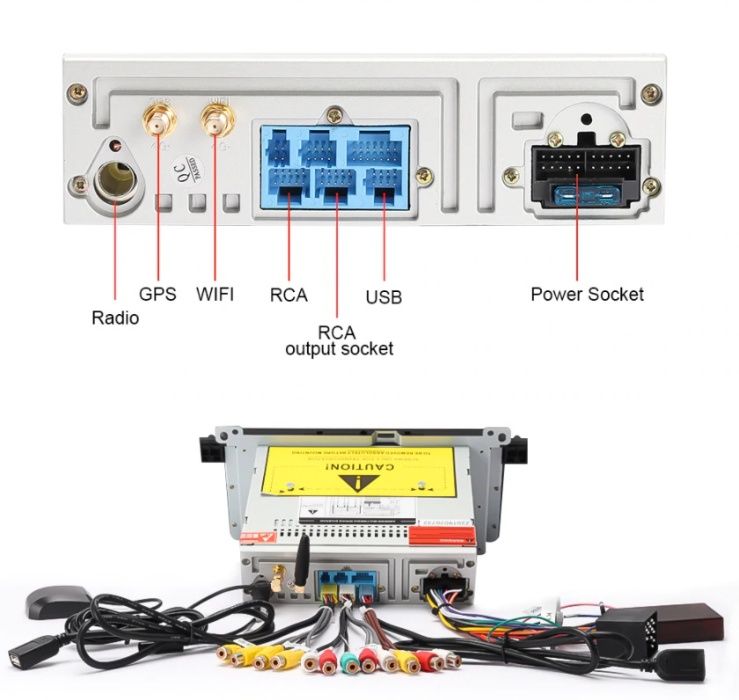 Мултимедия 7" Android 10 2GB RAM за BMW 3 E46 CD DVD навигация CARPLAY