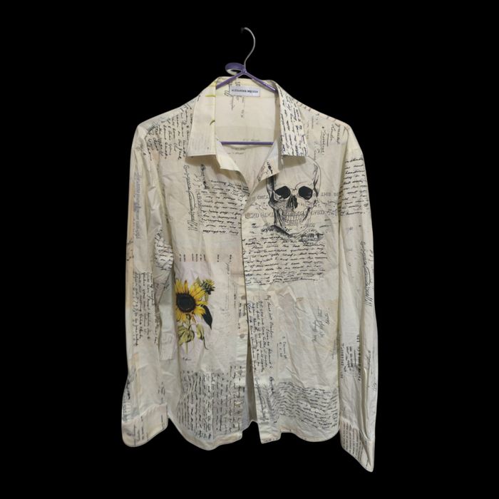 Alexander McQueen Archive Skull Sunflower Shirt
