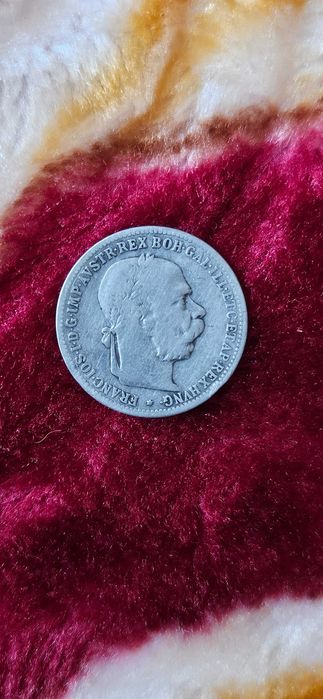 1 coaronă de argint austro-ungara