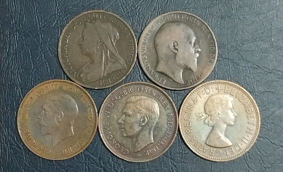 Английские монеты.