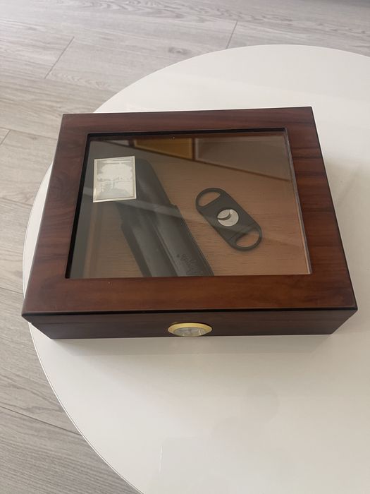 Кутия за пури (Хумидор ) ANGELO, С ВЛАГОМЕТЪР