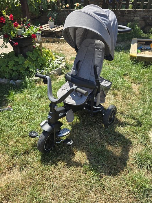 Триколка Kinderkraft AVEO 3 в 1 Grey въртяща седялка