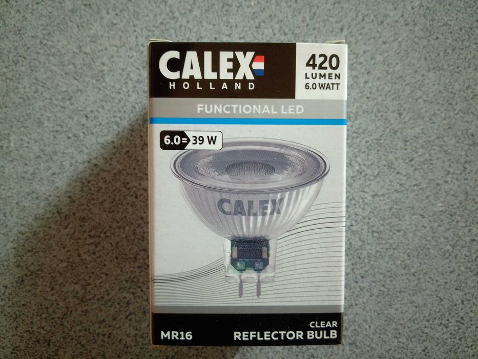 Bec led Calex, MR16, 12V, 6W, 420lumeni, 2700K