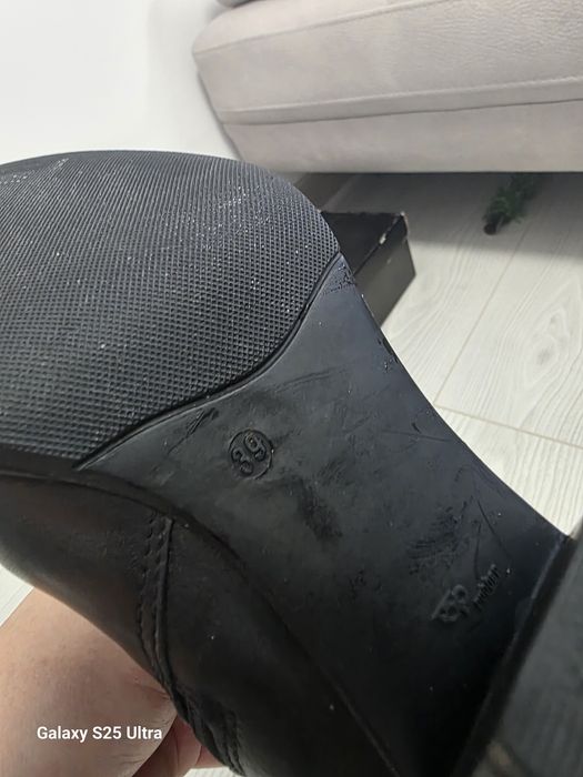 Нови ботуши естествена кожа 39 номер