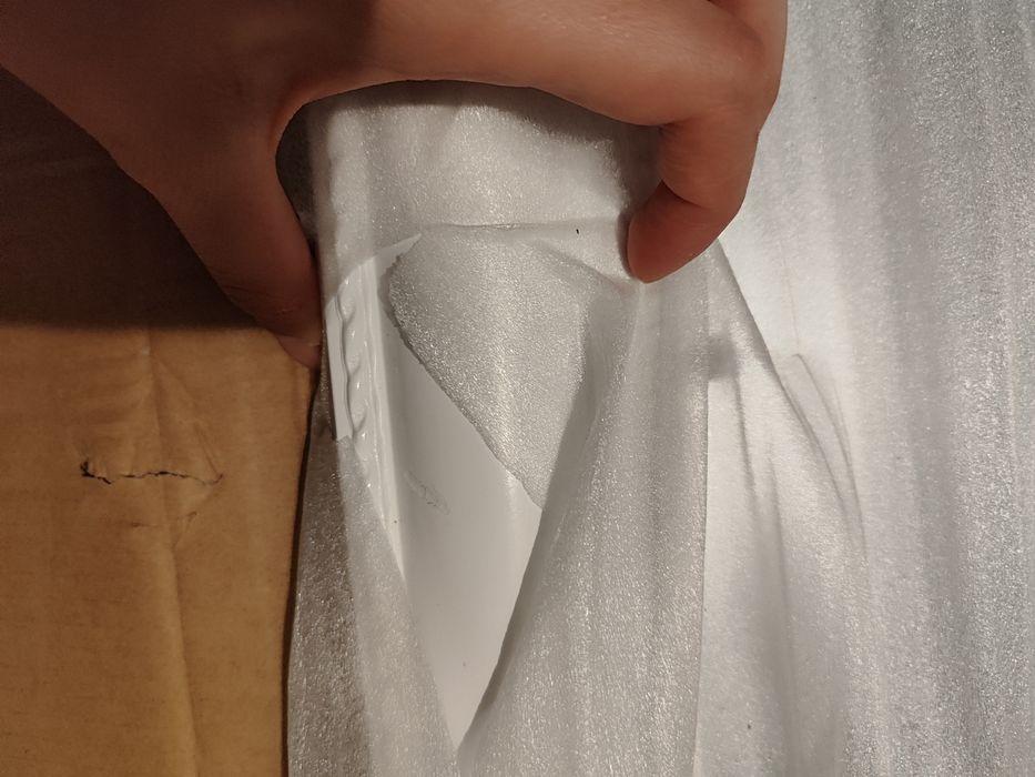 Ново огледало Jysk Maribo 72 x 162 бял гланц