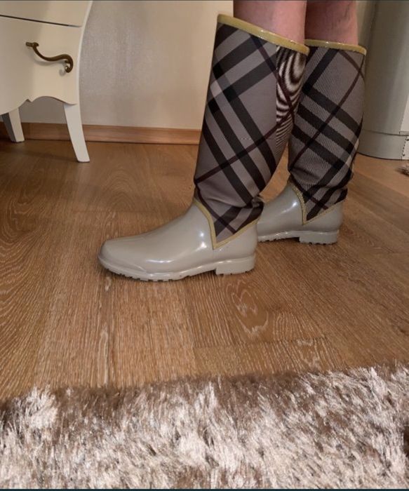 Cizme cauciuc dama Burberry