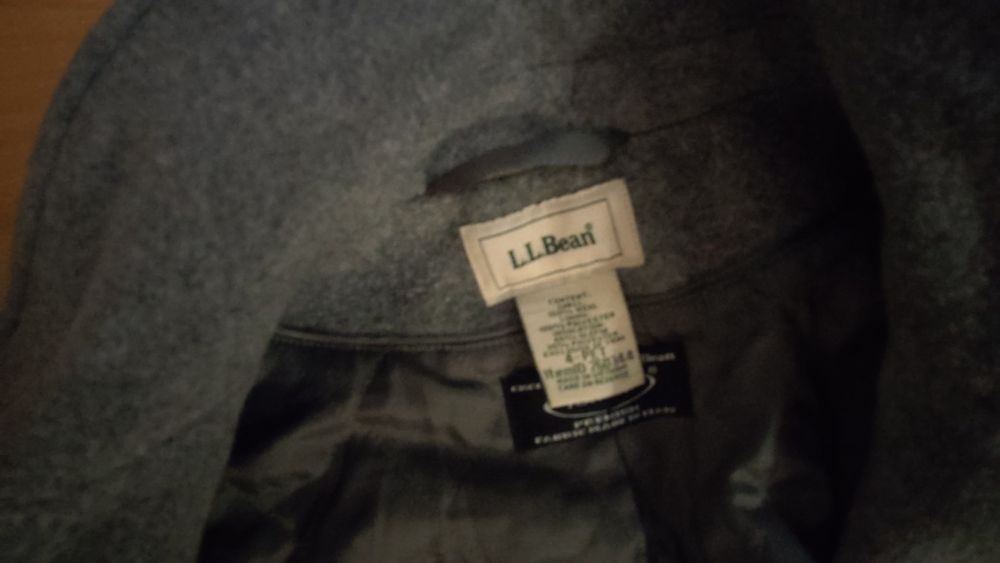 Llbean супер теплое шерсть пальто США в подарок шапка шерсть Gap
