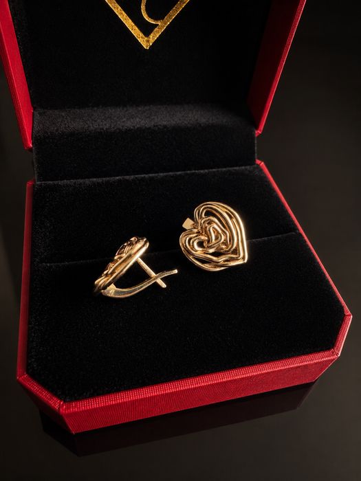 Серьги золотые 585 пробы
