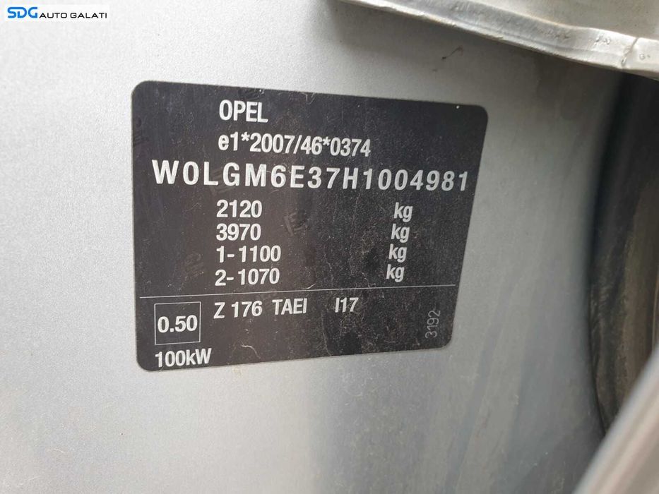 Motor Ambielat FARA Anexe B16DTH 1.6 CDTI Opel Insignia A 2008 - 2017 [C8010]