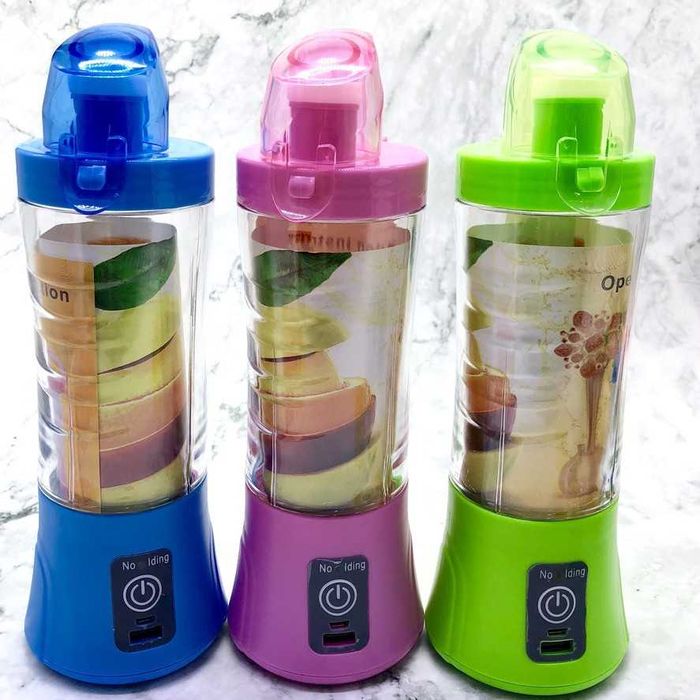 Електрически безжичен блендер,чопър чаша за сок,смути,шейк