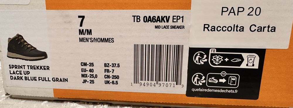 Ботинки Timberland новые